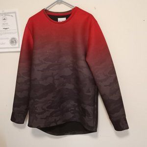 PUMA X TRAPSTAR RED MULTI CAMO SWEAT SHIRT